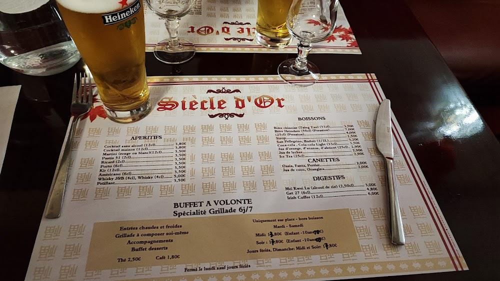 Restaurant Chinois Siècle D'or - Menu Image 1